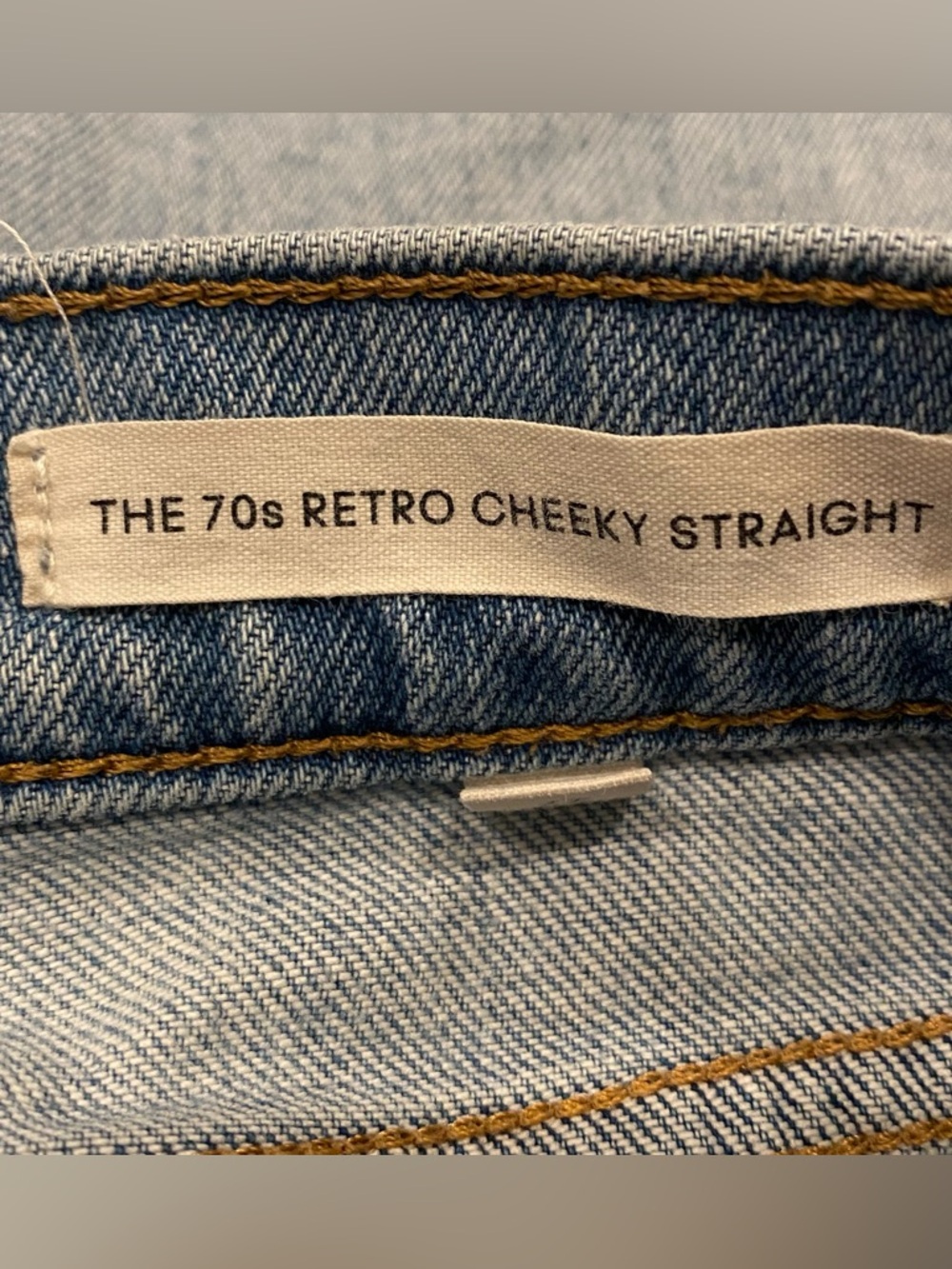 Aritzia 27 Denim Forum 70s Retro Cheeky Straight Denim Jeans - Picture 7 of 13